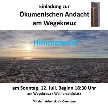Oekomenische Andacht am Wegegkreuz